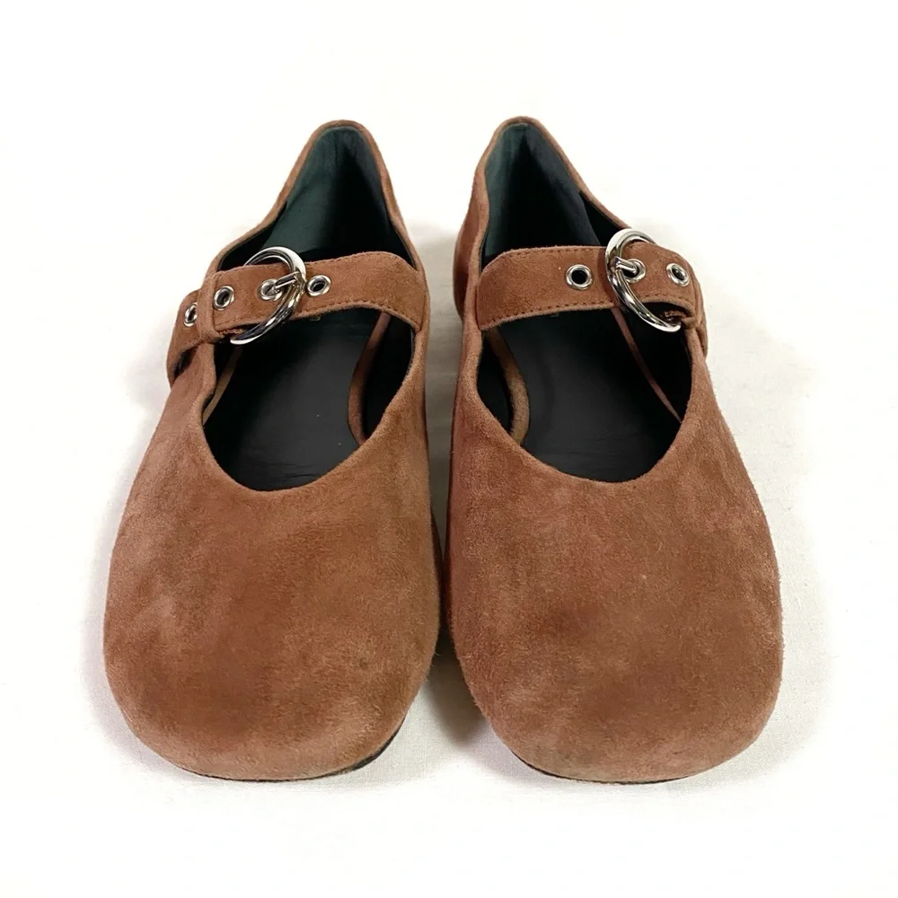 Reformation Bethany Ballet Flats Suede - Picture 3 of 7